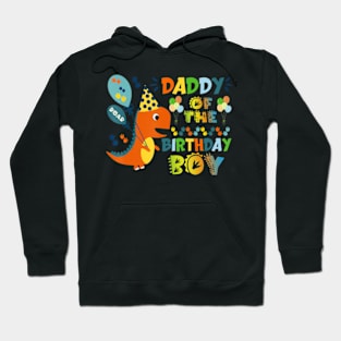 Daddy Of The Birthday Boy Dinosaur Hoodie